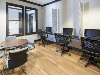 Co-working lounge with complimentary wi-fi